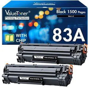 83A Toner Cartridge Black Replacement for HP 83A CF283A 2-Black Compatible for HP 83A Use with HP LaserJet Pro MFP M125nw MFP M201dw MFP M225dw MFP M125a M201n M127fn M127fw M225dn Printer 83A Toner Cartridge Black Replacement for HP 83A CF283A 2-Black Compatible for HP 83A Use with HP LaserJet Pro MFP M125nw MFP M201dw MFP M225dw MFP M125a M201n M127fn M127fw M225dn Printer
