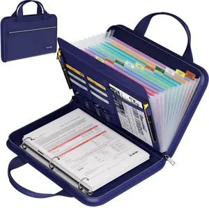 Fireproof Accordion File Folder with Handle, Document Organizer Expanding File Folder with 13 Pockets, Multiple Pockets, Water Resistant,Portable Travel Home Safe for A4 File,Travel,Blue Fireproof Accordion File Folder with Handle, Document Organizer Expanding File Folder with 13 Pockets, Multiple Pockets, Water Resistant,Portable Travel Home Safe for A4 File,Travel,Blue