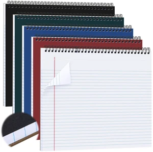 4 Landscape Legal Pad 11 x 9.5 College Ruled Top Spiral Horizontal Notebook 4 White and Multicolor Pads, 50 Sheets Each, Hole Punched Pages, Mixed Color Coding for Classes, Projects and Meeting Notes 4 Landscape Legal Pad 11 x 9.5 College Ruled Top Spiral Horizontal Notebook 4 White and Multicolor Pads, 50 Sheets Each, Hole Punched Pages, Mixed Color Coding for Classes, Projects and Meeting Notes