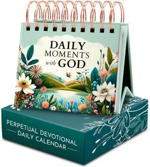 Religious Desk Calendar, 366 Devotions & Prompts, Christian Gifts for Women Religious Gifts for Women, Devotional Flip Calendar, Faith Desk Decor, Daily Reflections & Prompts, Daily Moments With God Religious Desk Calendar, 366 Devotions & Prompts, Christian Gifts for Women Religious Gifts for Women, Devotional Flip Calendar, Faith Desk Decor, Daily Reflections & Prompts, Daily Moments With God