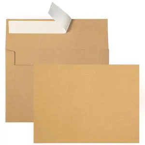 5x7 Brown Kraft Blank Note Cards with Envelopes 100 Pack (Not Folded) 5x7 Flat Cardstock and A7 Brown Envelopes Self Seal for Wedding, Invitation, Birthday, DIY Notecards & All Occasions 5x7 Brown Kraft Blank Note Cards with Envelopes 100 Pack (Not Folded) 5x7 Flat Cardstock and A7 Brown Envelopes Self Seal for Wedding, Invitation, Birthday, DIY Notecards & All Occasions