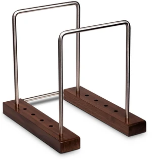 35 LP Vinyl Record Storage Holder, Solid Walnut, Adjustable Solid Walnut and Steel, Holds 25-35 LPs, Adjustable Positions, No-Tool Assembly, Non-Slip Base 35 LP Vinyl Record Storage Holder, Solid Walnut, Adjustable Solid Walnut and Steel, Holds 25-35 LPs, Adjustable Positions, No-Tool Assembly, Non-Slip Base