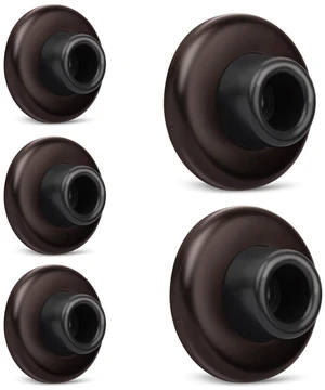 5 Pack Concave Wall Door Bumper Stop Oil Rubbed Bronze 2-1/2 Outside Diameter Stainless Steel Cover with Bigger 1-1/4 Oil Rubbed Bronze Rubber Bumper Easy to Install with Screw 5 Pack Concave Wall Door Bumper Stop Oil Rubbed Bronze 2-1/2 Outside Diameter Stainless Steel Cover with Bigger 1-1/4 Oil Rubbed Bronze Rubber Bumper Easy to Install with Screw