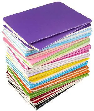 Small Blank Notepads Bulk 36 Pack Mini Pocket Notebooks Journal Set Colorful Cover Notebooks for Kids 3.5 x 5.5 Inches, 30 Sheets/60 Pages Small Blank Notepads Bulk 36 Pack Mini Pocket Notebooks Journal Set Colorful Cover Notebooks for Kids 3.5 x 5.5 Inches, 30 Sheets/60 Pages