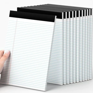 12 Pack of Legal Pads 8.5 x 11.75 College Ruled Notebook White Paper Note Pad Narrow Ruled 30 Sheets Notepads Perforated Writing Pad Clear Print 8x11 Legal Pads Pads of Paper 12 Pack of Legal Pads 8.5 x 11.75 College Ruled Notebook White Paper Note Pad Narrow Ruled 30 Sheets Notepads Perforated Writing Pad Clear Print 8x11 Legal Pads Pads of Paper