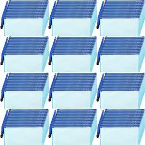 100Pcs Mesh Pencil Pouch,Blue,A6 Small Zipper Pencil Pouches Bulk, Waterproof Clear Storage Bag, Multipurpose for Cash Board Game Passport Office 100Pcs Mesh Pencil Pouch,Blue,A6 Small Zipper Pencil Pouches Bulk, Waterproof Clear Storage Bag, Multipurpose for Cash Board Game Passport Office