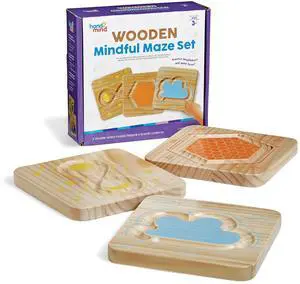 Wooden Mindful Maze Set, Tactile Sensory Toys for Toddlers, Calm Down Corner Supplies, Mindfulness for Kids, Occupational Therapy Toys, Quiet Fidgets for Classroom, for Kids Wooden Mindful Maze Set, Tactile Sensory Toys for Toddlers, Calm Down Corner Supplies, Mindfulness for Kids, Occupational Therapy Toys, Quiet Fidgets for Classroom, for Kids
