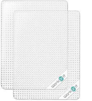Office Chair Mat, 36" x 48" (2 Pack), Clear Desk Chair Floor Mat for Low Pile Carpet, Heavy Duty Non-Slip Floor Protector for Home and Office Office Chair Mat, 36" x 48" (2 Pack), Clear Desk Chair Floor Mat for Low Pile Carpet, Heavy Duty Non-Slip Floor Protector for Home and Office