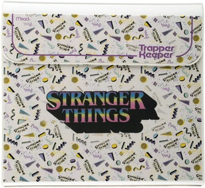Trapper Keeper Binder, Stranger Things, 1 Inch Binder with Folders and Pockets, Holds 8-1/2" x 11" Paper, Yearbook (261138B-25) Trapper Keeper Binder, Stranger Things, 1 Inch Binder with Folders and Pockets, Holds 8-1/2" x 11" Paper, Yearbook (261138B-25)