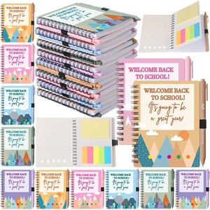 40 Pcs Welcome Back to School Gifts Bulk Spiral Notebooks with Sticky Notes Motivational Pens Included, Notepads for Teacher Student, First Day of School Party Favors, Fresh Design, Classroom Supplies 40 Pcs Welcome Back to School Gifts Bulk Spiral Notebooks with Sticky Notes Motivational Pens Included, Notepads for Teacher Student, First Day of School Party Favors, Fresh Design, Classroom Supplies