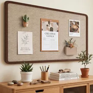 Bulletin Board Decorative Felt Foldable Vision Photo Pin Boards 48 x 36 inches Brown Cork Board Alternative for Walls, Office, Home, Classroom,with Pushpins Small Storage Bag Bulletin Board Decorative Felt Foldable Vision Photo Pin Boards 48 x 36 inches Brown Cork Board Alternative for Walls, Office, Home, Classroom,with Pushpins Small Storage Bag