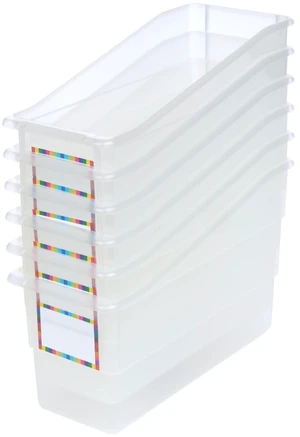 Durable Book & Binder Holders - 6 Pack - Clear Durable Book & Binder Holders - 6 Pack - Clear