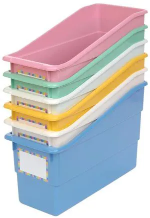 Durable Book and Binder Holders - 6 Pack - Bold Vibes Durable Book and Binder Holders - 6 Pack - Bold Vibes
