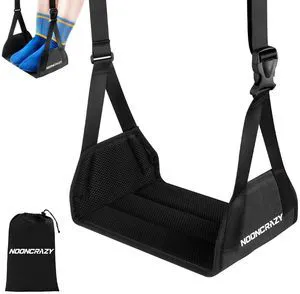 Airplane Foot Fammock, No Collapse Thickened Bamboo Plane Foot Rest Travel Portable Airplane Foot Sling Wing with Thickened Foam & Carry Bag, Long-Flight Travel Essential Designed to Relax Your Feet Airplane Foot Fammock, No Collapse Thickened Bamboo Plane Foot Rest Travel Portable Airplane Foot Sling Wing with Thickened Foam & Carry Bag, Long-Flight Travel Essential Designed to Relax Your Feet