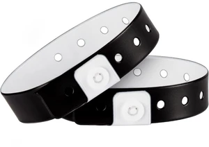Plastic Wristbands Black 500 Pack, Viny Wristbands for Events Disposable Event Wristbands, Waterproof Security, Colored Identification Wristbands for Party, Concert, Bar, Club, Festival Plastic Wristbands Black 500 Pack, Viny Wristbands for Events Disposable Event Wristbands, Waterproof Security, Colored Identification Wristbands for Party, Concert, Bar, Club, Festival