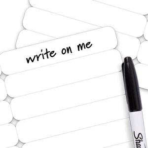 500 pcs Writable Iron on Name Tags for Clothing with Permanent Laundry Marker - Clothing Labels for Nursing Home & Daycare, Custom Fabric Labels for Clothes Washable Precut 2x0.38 500 pcs Writable Iron on Name Tags for Clothing with Permanent Laundry Marker - Clothing Labels for Nursing Home & Daycare, Custom Fabric Labels for Clothes Washable Precut 2x0.38