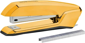Office Ascend 3 in 1 Stapler Integrated Remover & Staple Storage, 420 Staples Included, 20 Sheet Capacity, Lightweight, Gold Chrome Office Ascend 3 in 1 Stapler Integrated Remover & Staple Storage, 420 Staples Included, 20 Sheet Capacity, Lightweight, Gold Chrome