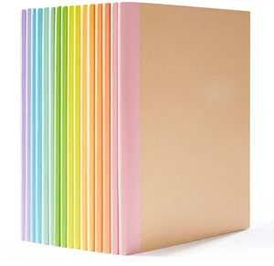 16 Pack Composition Notebook Bulk, Kraft Cover Lined Blank College Ruled Travel Journals with Pastel Color Spine For Women Students Office, 60 Pages, 8.3x 5.5, A5, 8 Pastel Colors 16 Pack Composition Notebook Bulk, Kraft Cover Lined Blank College Ruled Travel Journals with Pastel Color Spine For Women Students Office, 60 Pages, 8.3x 5.5, A5, 8 Pastel Colors