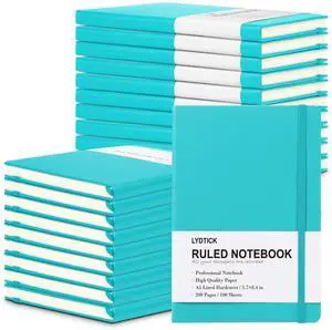 20 Pack Journals for Writing College Ruled Notebooks Journal in Bulk, Hardcover Notebooks (200Pages) for Note Talking, Lined Bullet Journals for Home School Office, 5.7"x8.4", Emerald 20 Pack Journals for Writing College Ruled Notebooks Journal in Bulk, Hardcover Notebooks (200Pages) for Note Talking, Lined Bullet Journals for Home School Office, 5.7"x8.4", Emerald
