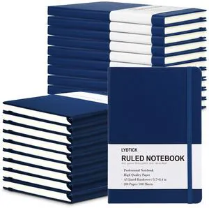 20 Pack Journals for Writing College Ruled Notebooks Journal in Bulk, Hardcover Notebooks (200Pages) for Note Talking, Lined Bullet Journals for Home School Office, 5.7"x8.4", Navy 20 Pack Journals for Writing College Ruled Notebooks Journal in Bulk, Hardcover Notebooks (200Pages) for Note Talking, Lined Bullet Journals for Home School Office, 5.7"x8.4", Navy