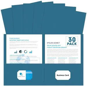 Two Pocket Folders, Paper Folders with Pockets, 30 Pack, DarkBlue 2 Pocket Folders Fit Letter Size Paper, Paper File Folder for School Office Home Business Two Pocket Folders, Paper Folders with Pockets, 30 Pack, DarkBlue 2 Pocket Folders Fit Letter Size Paper, Paper File Folder for School Office Home Business