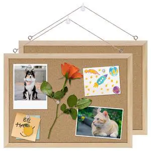 Cork Boards for Office with Pin Oak Wood Board 2 Pack,11X15 Cork Board Bulletin Board Hanging Corkboards for Office Home School Message Board or Vision Board Decoration Cork Boards for Office with Pin Oak Wood Board 2 Pack,11X15 Cork Board Bulletin Board Hanging Corkboards for Office Home School Message Board or Vision Board Decoration
