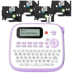 Label Maker Machine with Tapes, D210S Label Maker with Keyboard Portable Labelmaker, 12mm Laminated Tapes, Labeler Machine with Different Fonts for Home Kids School Items Office Labeling Label Maker Machine with Tapes, D210S Label Maker with Keyboard Portable Labelmaker, 12mm Laminated Tapes, Labeler Machine with Different Fonts for Home Kids School Items Office Labeling