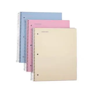 Durable Spiral Notebook - 2 Subject (College Ruled 3pk, Arctic Ice, Sun Yellow, Spring Pink) Durable Spiral Notebook - 2 Subject (College Ruled 3pk, Arctic Ice, Sun Yellow, Spring Pink)