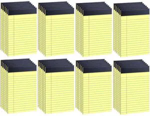 48 Pack Legal Pads 5 x 8 Inch Yellow Notepads College Ruled Writing Pads Perforated Memo Pads with Lined Paper for Office, School and Home; Great for Notes, Lists, Planning and Daily Writing 48 Pack Legal Pads 5 x 8 Inch Yellow Notepads College Ruled Writing Pads Perforated Memo Pads with Lined Paper for Office, School and Home; Great for Notes, Lists, Planning and Daily Writing