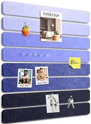 Small Cork Bulletin Board Tiles, Felt Wall Decor and Office Desk Accessories for Vision, Message Center, Picture and Prayer Board, Dorm, Room, Home Office Essentials and Organization(Denim Mist) Small Cork Bulletin Board Tiles, Felt Wall Decor and Office Desk Accessories for Vision, Message Center, Picture and Prayer Board, Dorm, Room, Home Office Essentials and Organization(Denim Mist)