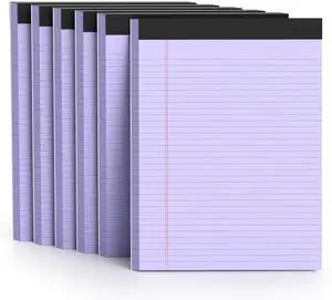 300 Sheets Purple Legal Pads 8.5 x 11 College Ruled Paper 6-Pack Note Pad Narrow Ruled 50 Sheets per Notepad Perforated Writing Pad Durable Sturdy Back 8x11 Pads of Paper 300 Sheets Purple Legal Pads 8.5 x 11 College Ruled Paper 6-Pack Note Pad Narrow Ruled 50 Sheets per Notepad Perforated Writing Pad Durable Sturdy Back 8x11 Pads of Paper