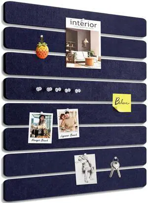 Small Cork Bulletin Board Tiles, Felt Wall Decor and Office Desk Accessories for Vision, Message Center, Picture and Prayer Board, Dorm, Room, Home Office Essentials and Organization(Denim Blue) Small Cork Bulletin Board Tiles, Felt Wall Decor and Office Desk Accessories for Vision, Message Center, Picture and Prayer Board, Dorm, Room, Home Office Essentials and Organization(Denim Blue)