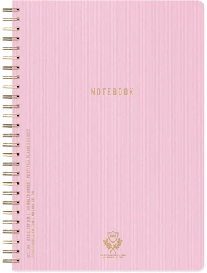 Textured Twin Wire Notebook, Lilac, 8.25 x 11.625 in Daily Planner & Soft Cover Writing Journal, 160 Lined Perforated Pages, Large Spiral Notebook for Work & Journaling Textured Twin Wire Notebook, Lilac, 8.25 x 11.625 in Daily Planner & Soft Cover Writing Journal, 160 Lined Perforated Pages, Large Spiral Notebook for Work & Journaling