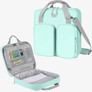 4 Inch Zipper Binder 3 Ring with Shoulder Strap,Tough/Multi-Pocket Binder Bag with Laptop organizer for School Travel,Fit 13" MacBook & Tablet,800 Sheets Capacity,Water Resistant,Light Blue 4 Inch Zipper Binder 3 Ring with Shoulder Strap,Tough/Multi-Pocket Binder Bag with Laptop organizer for School Travel,Fit 13" MacBook & Tablet,800 Sheets Capacity,Water Resistant,Light Blue