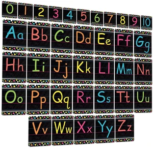 Bulletin Board Letters - ABC Alphabet Poster Classroom Decorating Set Toddler English Poster Kindergarten Elementary Classroom Nursery Home Wall DecorationBlackboards Bulletin Board Letters - ABC Alphabet Poster Classroom Decorating Set Toddler English Poster Kindergarten Elementary Classroom Nursery Home Wall DecorationBlackboards