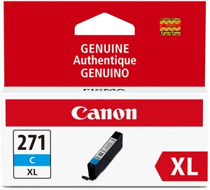 CLI-271XL Genuine Cyan Ink Tank, Compatible with MG6820, MG6821, MG6822, MG5720, MG5721, MG5722, MG7720, TS5020, TS6020, TS8020, and TS9020 (Optional) Printers CLI-271XL Genuine Cyan Ink Tank, Compatible with MG6820, MG6821, MG6822, MG5720, MG5721, MG5722, MG7720, TS5020, TS6020, TS8020, and TS9020 (Optional) Printers