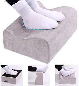 Work Foot Rest Under Desk,Comfort Foot Rest for Couch Foot Rest For Under Desk at Work,At Soft Ergonomic Footrest, Support Foot Pillow,Heel Chair,Leg Elevation Pillow Light Grey Work Foot Rest Under Desk,Comfort Foot Rest for Couch Foot Rest For Under Desk at Work,At Soft Ergonomic Footrest, Support Foot Pillow,Heel Chair,Leg Elevation Pillow Light Grey