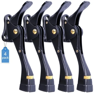 Door Stoppers, 4 Inch Kickdown Door Stop for Bottom of Door, Black, 4 Pack Adjustable Height Door Stops with Rubber, Door Holder for Heavy Duty and Usual Home Door, Kickdown Doorstopper Door Stoppers, 4 Inch Kickdown Door Stop for Bottom of Door, Black, 4 Pack Adjustable Height Door Stops with Rubber, Door Holder for Heavy Duty and Usual Home Door, Kickdown Doorstopper