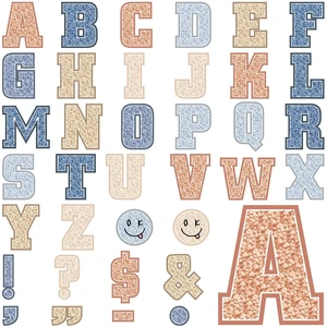 136 Pcs 12 in Extra Large Bulletin Board Letter Boho Classroom Wall Decor Giant Alphabet Letter Cutout, Morandi Neutral Retro, Big Sticker, Punctuation with Adhesive Dot, Colorful Poster School Decor 136 Pcs 12 in Extra Large Bulletin Board Letter Boho Classroom Wall Decor Giant Alphabet Letter Cutout, Morandi Neutral Retro, Big Sticker, Punctuation with Adhesive Dot, Colorful Poster School Decor