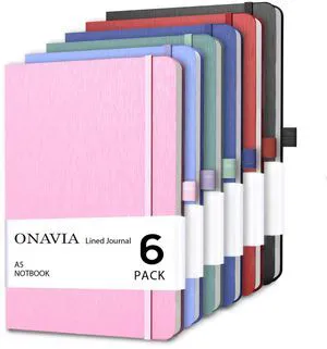 A5 Notebooks for Work, Lined Journal, 6 Pack, 160 Pages, Assorted 80 Sheets, 5.8 x 8.3 in, Lay Flat, College Ruled, A5 Hardcover Journal, Lined Notebook for Work, School, Note Taking A5 Notebooks for Work, Lined Journal, 6 Pack, 160 Pages, Assorted 80 Sheets, 5.8 x 8.3 in, Lay Flat, College Ruled, A5 Hardcover Journal, Lined Notebook for Work, School, Note Taking