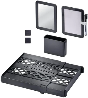 Adjust-A-Shelf 6-Piece Locker Accessories Set, Extends to Fit Your Locker, Includes Storage Drawer, Mirror, Whiteboard, Storage Cup, Black (50924KIT-BLK) Adjust-A-Shelf 6-Piece Locker Accessories Set, Extends to Fit Your Locker, Includes Storage Drawer, Mirror, Whiteboard, Storage Cup, Black (50924KIT-BLK)