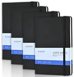 Lined Journal Notebooks, 4 Pack 160 Pages, 5.5x 8.2-Inch Journals for Women Men, Hardcover Notebook with 100 gsm Thick Paper, A5 Size College Ruled Notebook for Writing/Travel/Work (Black-4 Pack) Lined Journal Notebooks, 4 Pack 160 Pages, 5.5x 8.2-Inch Journals for Women Men, Hardcover Notebook with 100 gsm Thick Paper, A5 Size College Ruled Notebook for Writing/Travel/Work (Black-4 Pack)