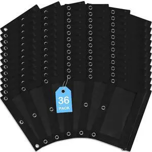 36 Pack Black Pencil Pouch for 3 Ring Binder School Supplies Pencil Pouch Bulk For School and Office Supplies with Clear Window With Smooth Zipper Bulk 36 Pack Black Pencil Pouch for 3 Ring Binder School Supplies Pencil Pouch Bulk For School and Office Supplies with Clear Window With Smooth Zipper Bulk