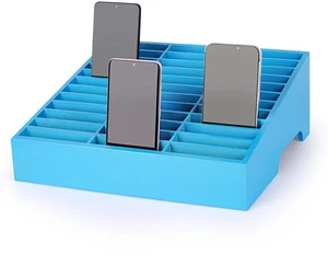 36-Grid Wooden Cell Phone Holder Desktop Organizer Storage Box, Cell Phone Rack Display, Phone Caddy Storage for Classroom Office Meeting Room 36-Grid Wooden Cell Phone Holder Desktop Organizer Storage Box, Cell Phone Rack Display, Phone Caddy Storage for Classroom Office Meeting Room