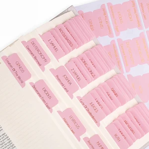 Laminated Bible Tabs for Women with Gold Foil Lettering (Selah) Large Print Bible Book Tabs, Bible Study Journaling Supplies, 66 Personalized Scripture Tabs and 6 Blank Labels Laminated Bible Tabs for Women with Gold Foil Lettering (Selah) Large Print Bible Book Tabs, Bible Study Journaling Supplies, 66 Personalized Scripture Tabs and 6 Blank Labels