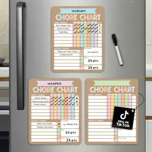 Magnetic Chore Chart for Kids Multiple Kids Chore Board for Home and School Kraft Colorful Dry Erase Behavior Chart for Kid at Home, Weekly and Daily Responsibility Task Tracker for Teens and Adults Magnetic Chore Chart for Kids Multiple Kids Chore Board for Home and School Kraft Colorful Dry Erase Behavior Chart for Kid at Home, Weekly and Daily Responsibility Task Tracker for Teens and Adults