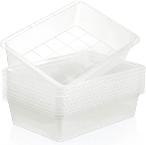 24 Pcs Classroom Paper Tray, Stackable Letter Size Bin, Clear Stackable Plastic Trays, Letter Size, for Turn-in Papers, Teacher Desks, Classroom Files and Office Supplies 24 Pcs Classroom Paper Tray, Stackable Letter Size Bin, Clear Stackable Plastic Trays, Letter Size, for Turn-in Papers, Teacher Desks, Classroom Files and Office Supplies