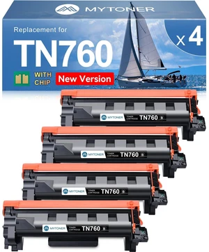 TN760 Toner Compatible for Brother TN-760 L2690DW L2710DW Printer TN730/760 Black High Yield Toner Cartridge for MFC-L2690DW MFC-L2717DW HL-L2350DW HL-L2395DW L2750DW 4-Pack for home office TN760 Toner Compatible for Brother TN-760 L2690DW L2710DW Printer TN730/760 Black High Yield Toner Cartridge for MFC-L2690DW MFC-L2717DW HL-L2350DW HL-L2395DW L2750DW 4-Pack for home office