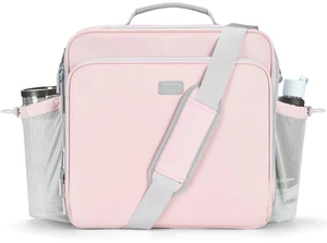 3 Inch 3-Ring Zipper Binder with Water Bottle Holder and Handle D-Ring Zip Up Binder with Shoulder Strap, 700 Sheet Capacity, Compatible with 13" MacBook/Tablet, for School, Office, Pink 3 Inch 3-Ring Zipper Binder with Water Bottle Holder and Handle D-Ring Zip Up Binder with Shoulder Strap, 700 Sheet Capacity, Compatible with 13" MacBook/Tablet, for School, Office, Pink