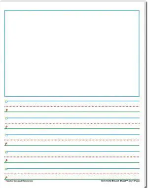 Smart Start 1-2 Story Paper: 40 Sheet Tablet (TCR76540) Smart Start 1-2 Story Paper: 40 Sheet Tablet (TCR76540)